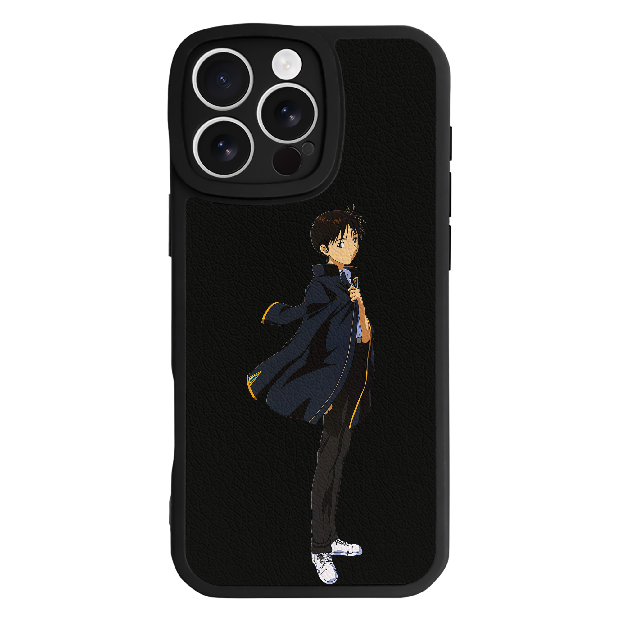 （画像用） EVA 新世紀エヴァンゲリオン 【iPhone 16シリーズ対応】シリコンスマホケース（レザー調） 材質：シリコン